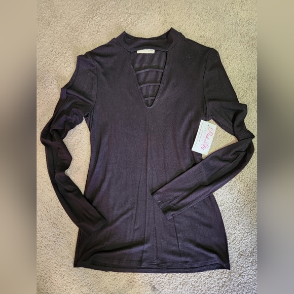 PINK LILY women's top blouse SIZE SMALL - Picture 1 of 1